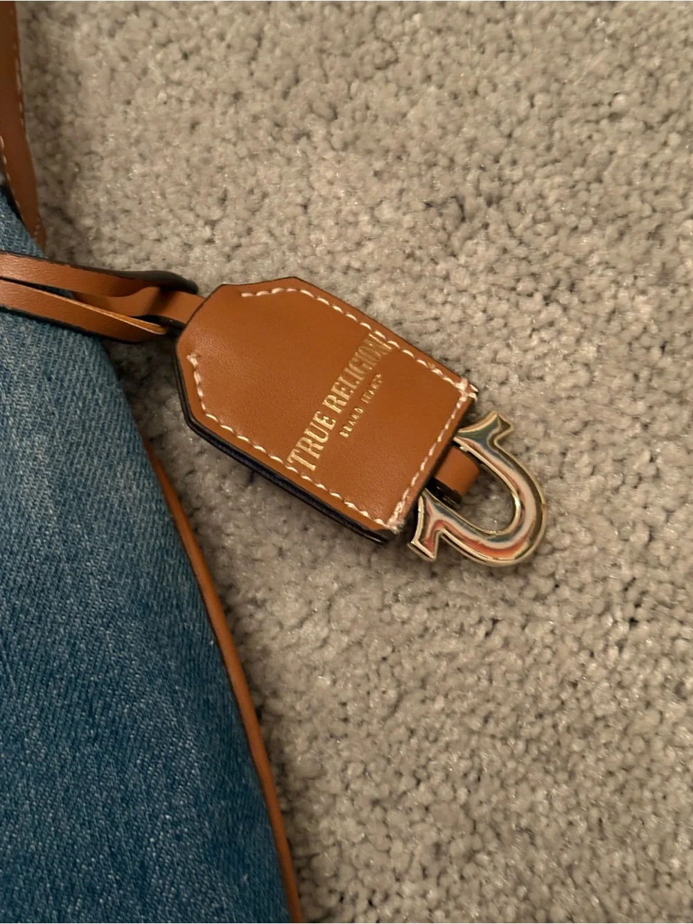 True Religion denim hobo jean pocket purse